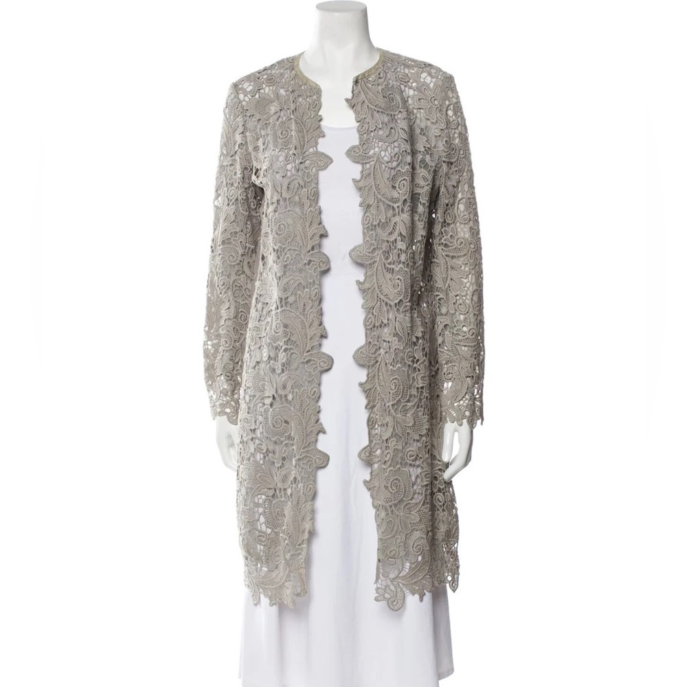 Ralph Lauren Black Label Lace Pattern Coat